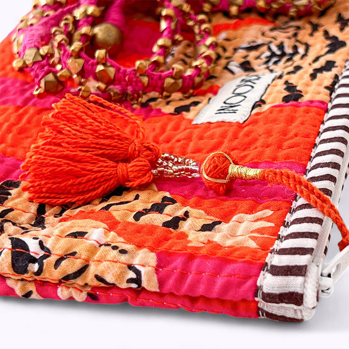 Kikooni handgemachte Mini-Tasche „Poppy Tiger"