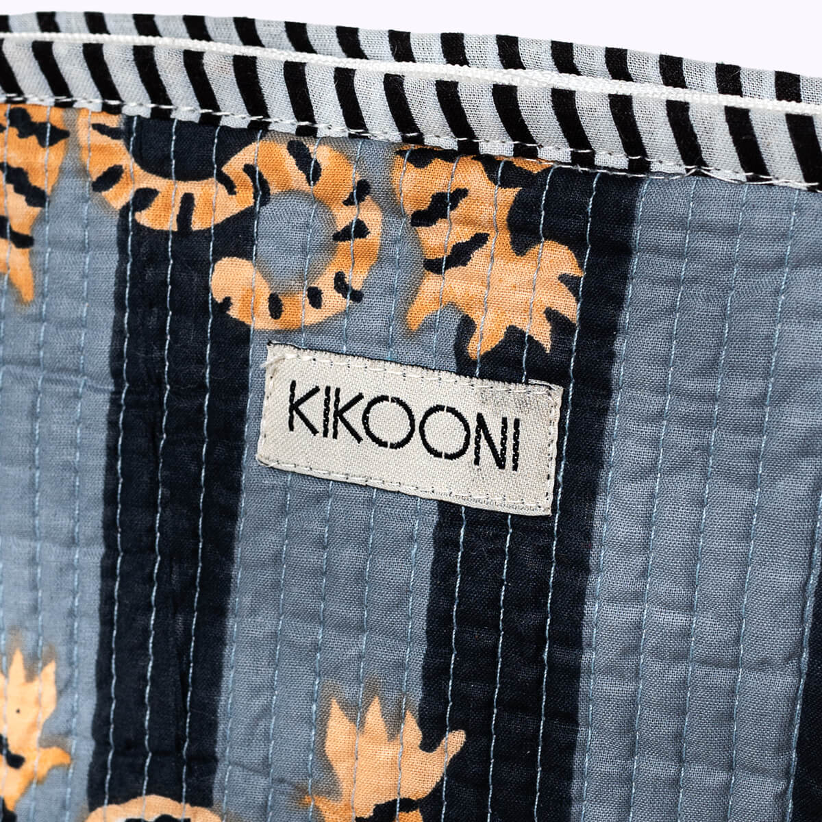 Handgemachte Mini-Tasche „Poppy Tiger Black"