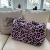 Handgemachte Baumwolltasche „Oh Leo - Cosmic Lilac"