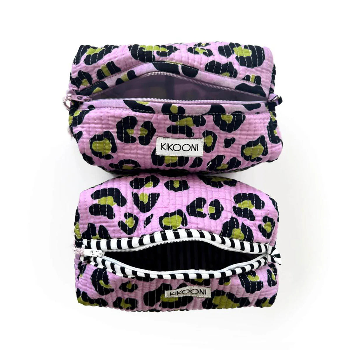 Handgemachte kleine Kosmetiktasche „Oh Leo Cosmic Lilac"