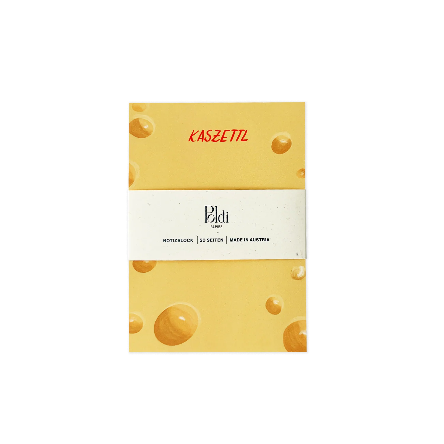Poldi Papier Notizblock "Kaszettl"