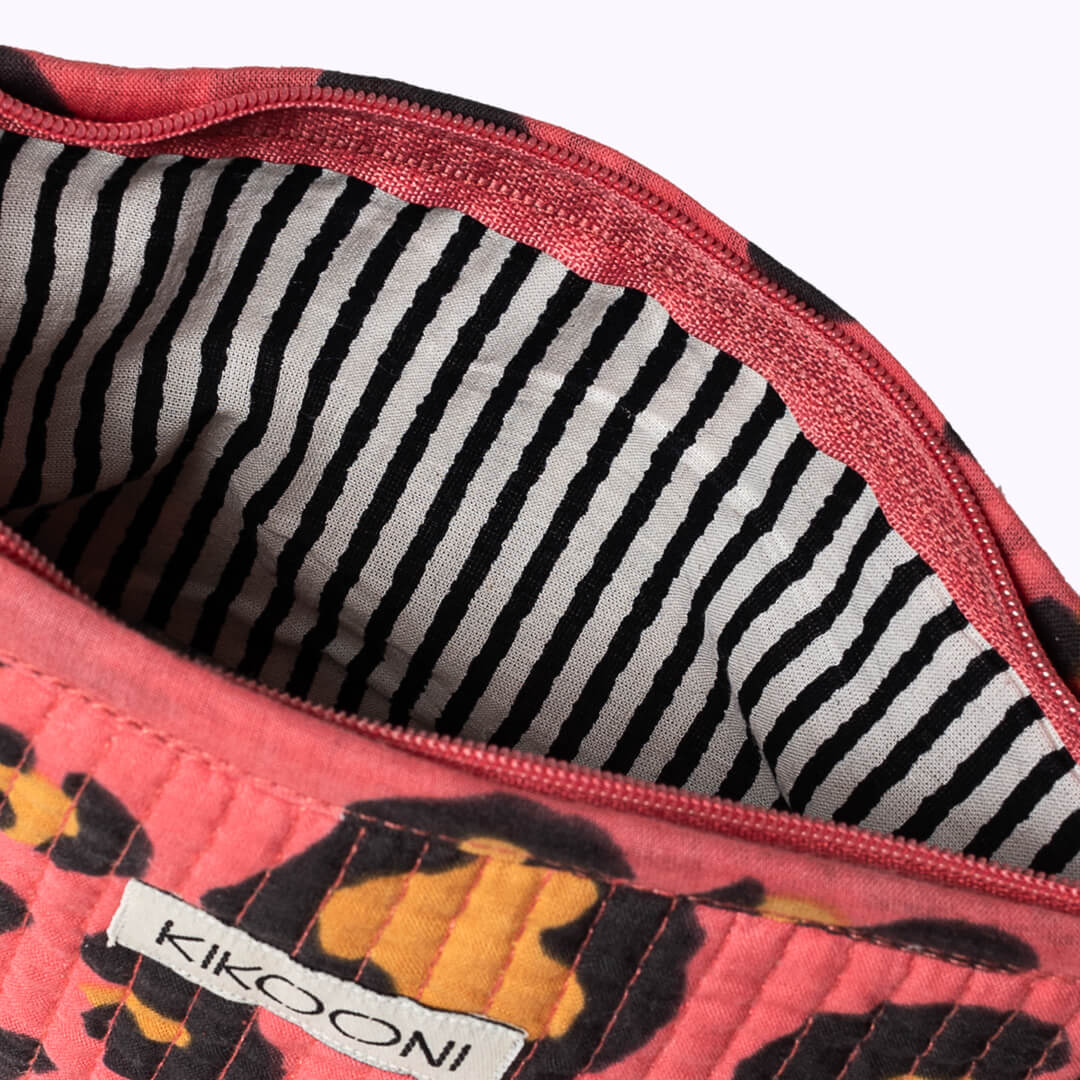 Handgemachte Mini-Tasche „Oh Leo Sunset"