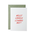 Poldi Papier Faltkarte mit Kuvert "Weilst einfach leiwand bist" A6
