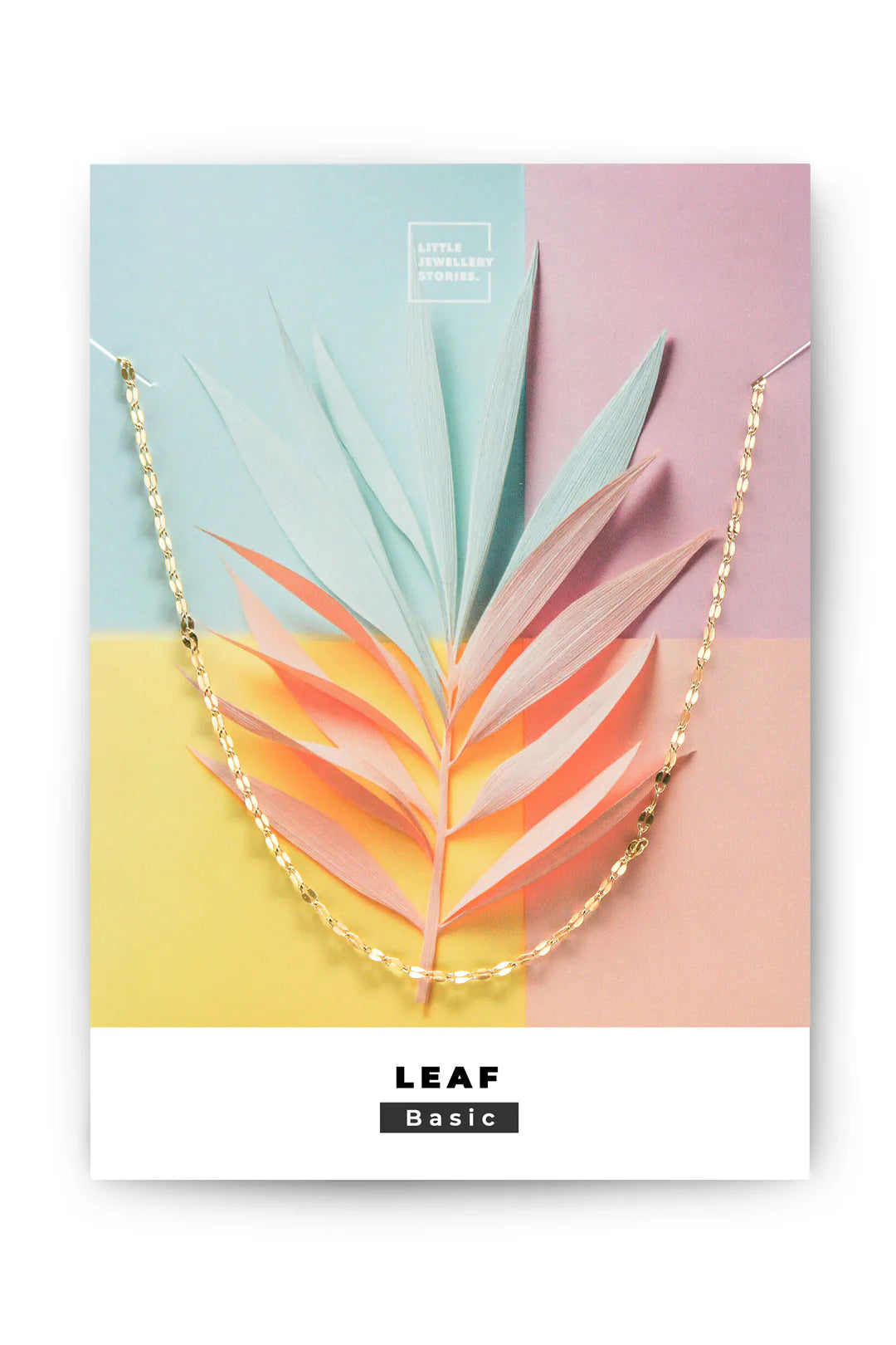 Little Jewellery Stories - Basic Halskette LEAF