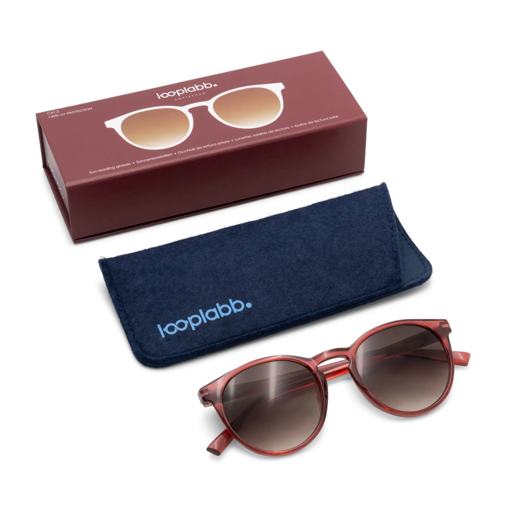 Looplabb Amsterdam Papillon Sonnen-Lesebrille