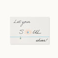 Grußkarte mit Armband - Let Your Soul Shine
