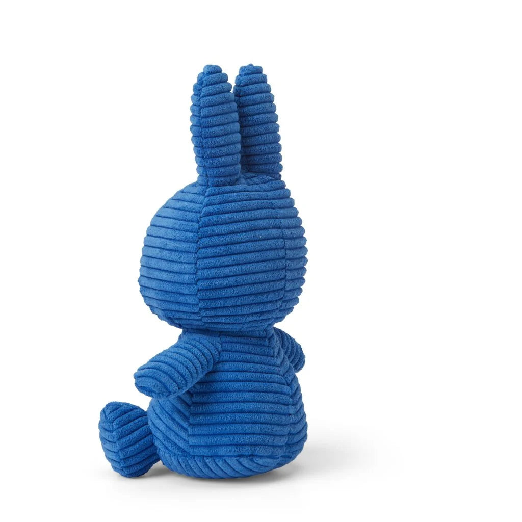 Miffy ECO Sitting Corduroy Kobalt Blue 23 cm