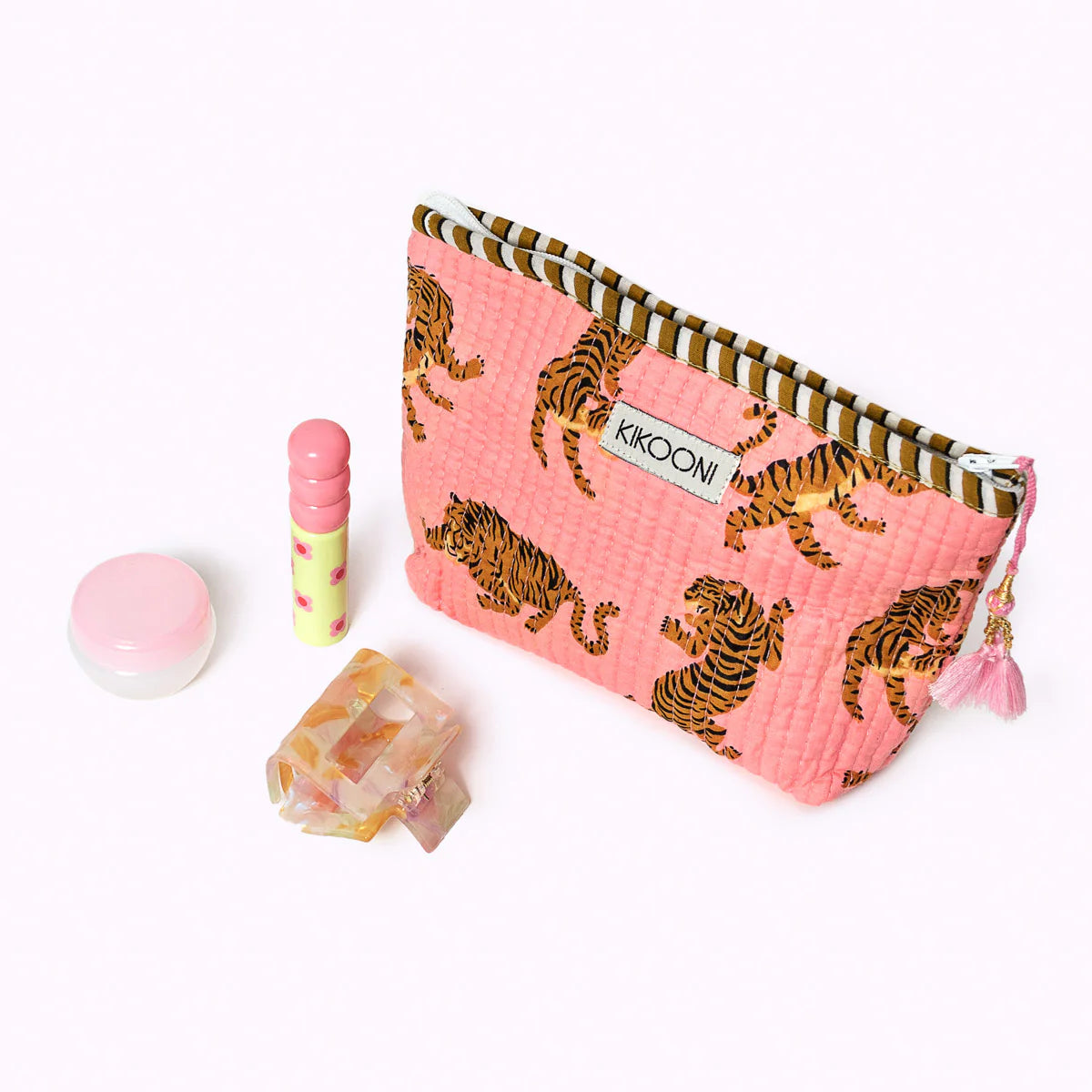 Kikooni handgemachte Mini-Tasche „Electric Tigress"