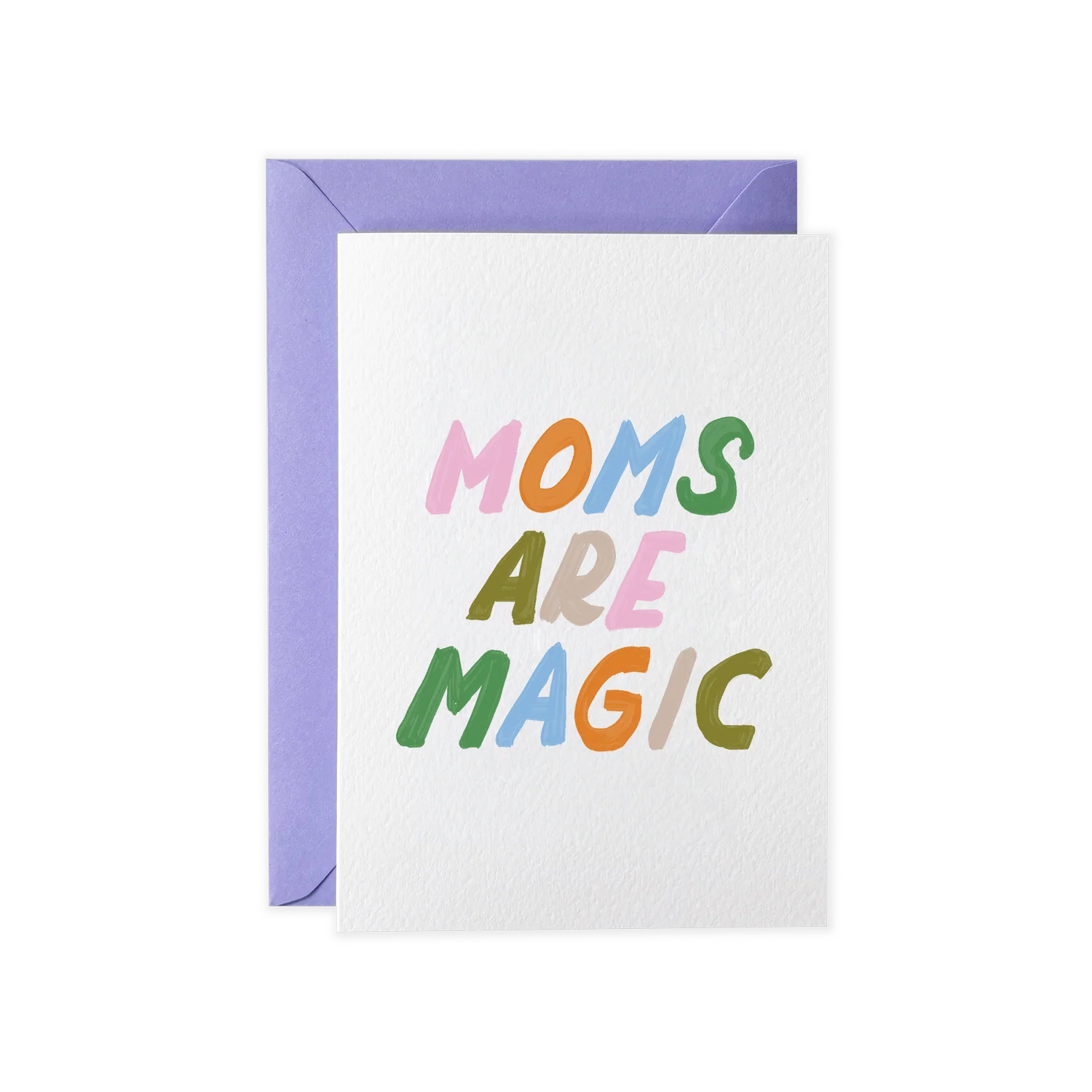 Poldi Papier Faltkarte mit Kuvert "Moms Are Magic" A6