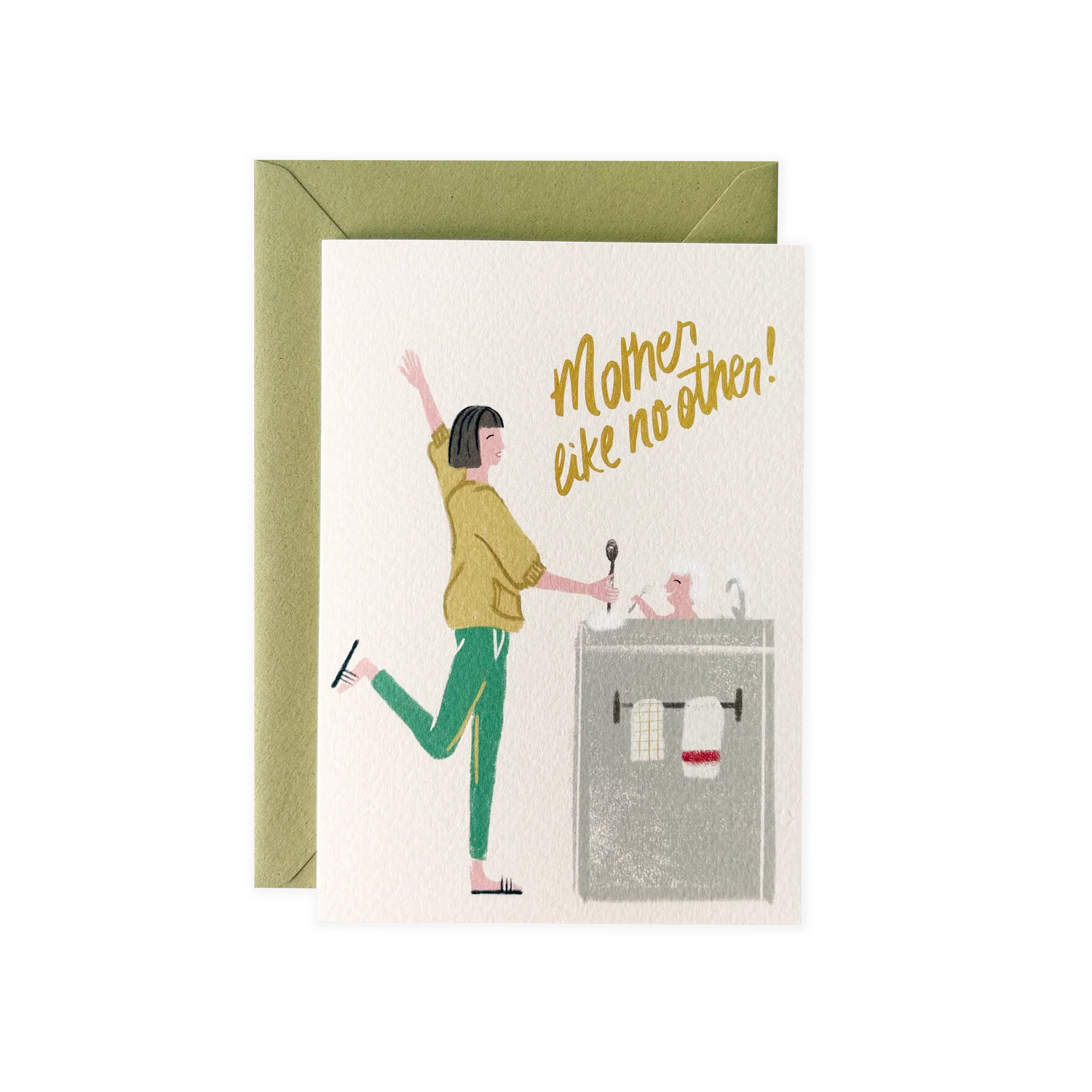 Poldi Papier Faltkarte mit Kuvert "Mother like no other" A6