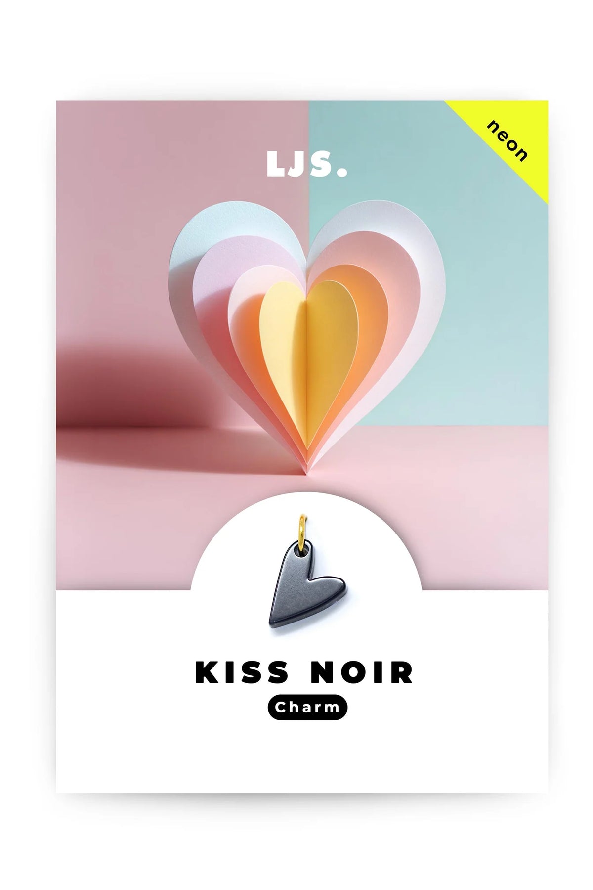 Little Jewellery Stories - Charm KISS NOIR