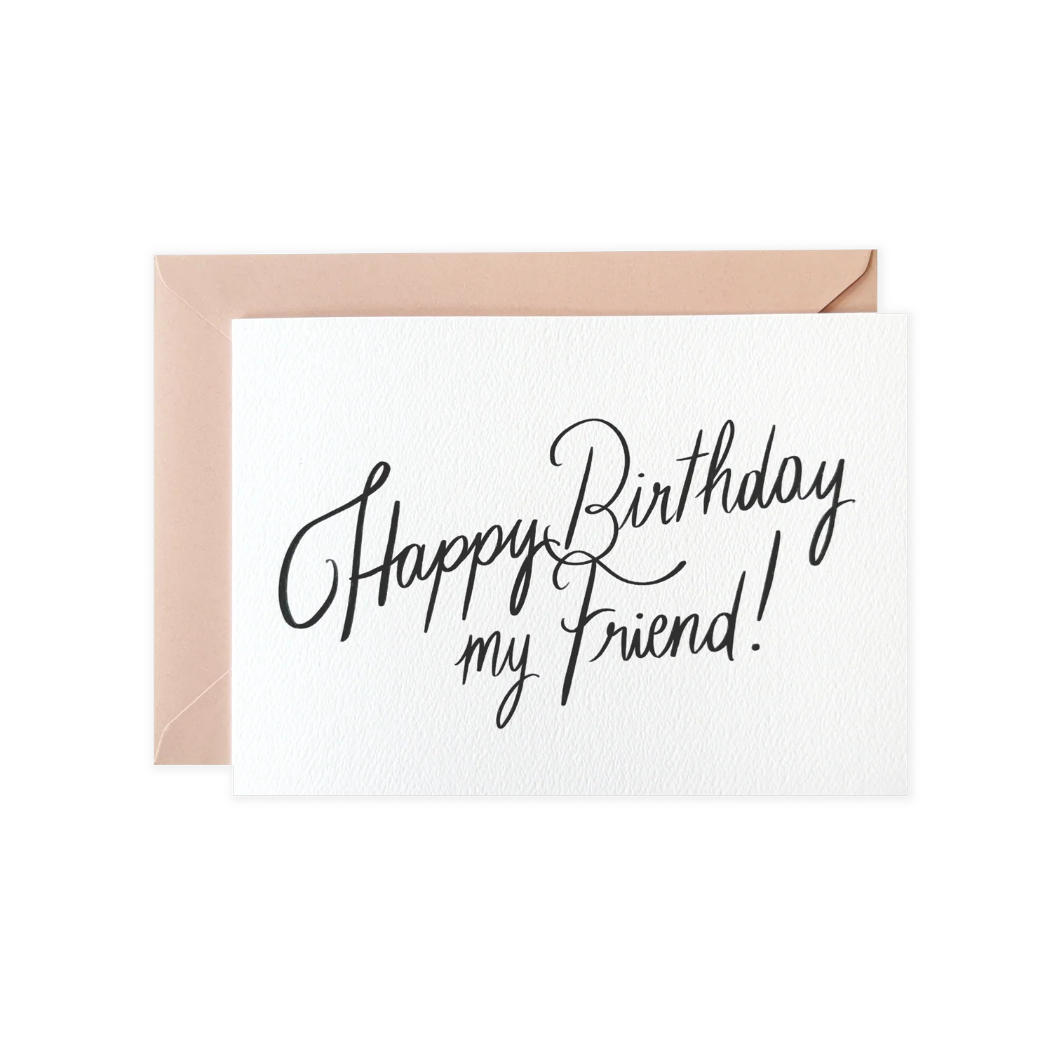 Poldi Papier Faltkarte mit Kuvert "Happy Birthday my friend!" A6