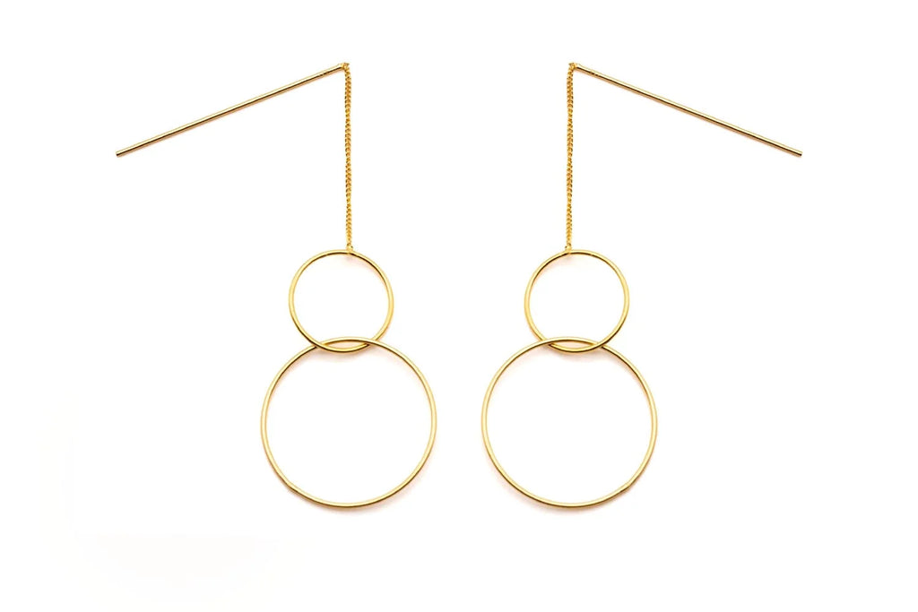 Schmückstück Ohrringe Double Loop