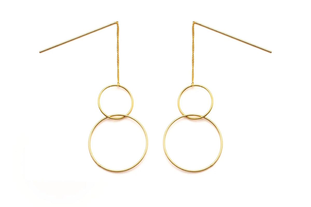 Schmückstück Ohrringe Double Loop
