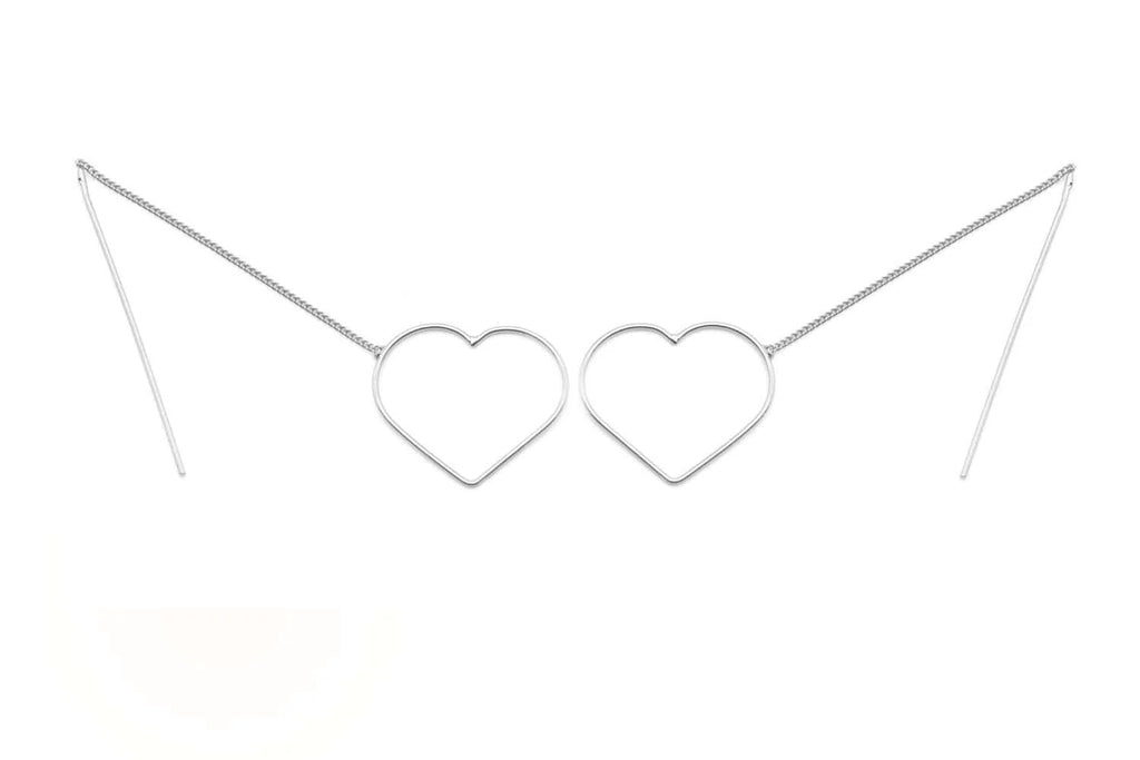 Schmückstück Ohrringe Loop Heart Small