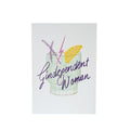 Poldi Papier Faltkarte mit Kuvert "Gindependent Woman" A6