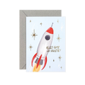 Poldi Papier Faltkarte mit Kuvert "Alles Gute Du Rakete" A6