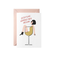 Poldi Papier Faltkarte mit Kuvert "Riesling" A6