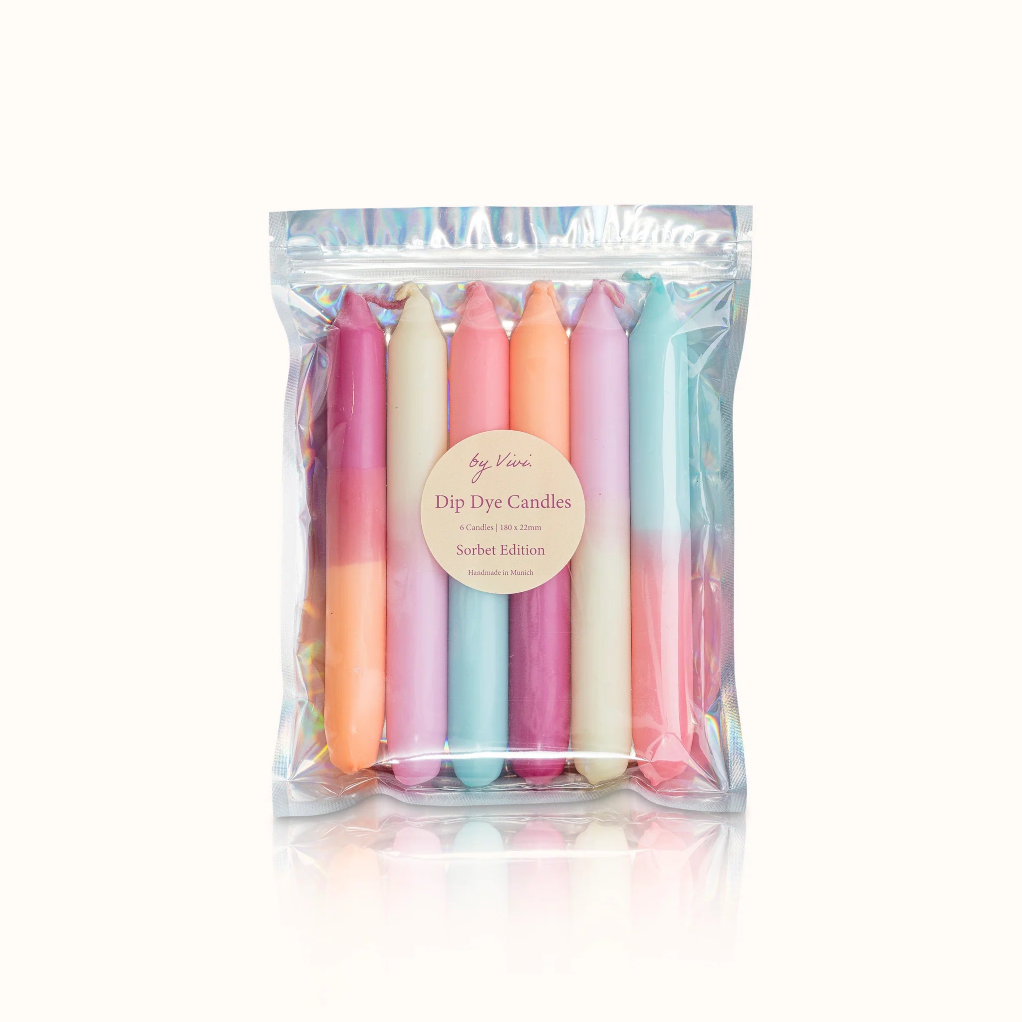 by Vivi Dip Dye Kerzen Set - Sorbet Edition