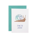 Poldi Papier Faltkarte mit Kuvert "Time to Disco" A6