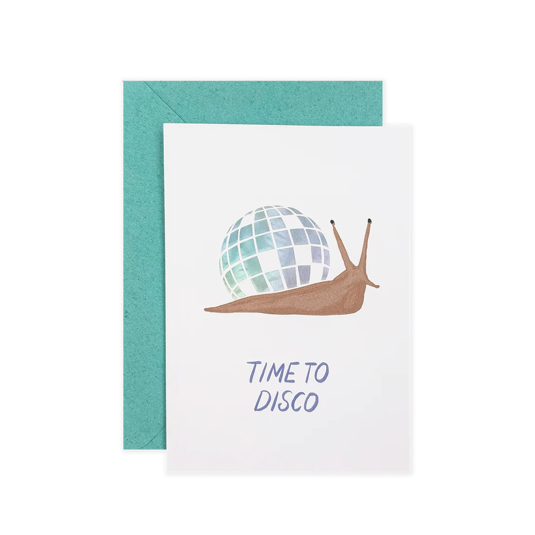 Poldi Papier Faltkarte mit Kuvert "Time to Disco" A6