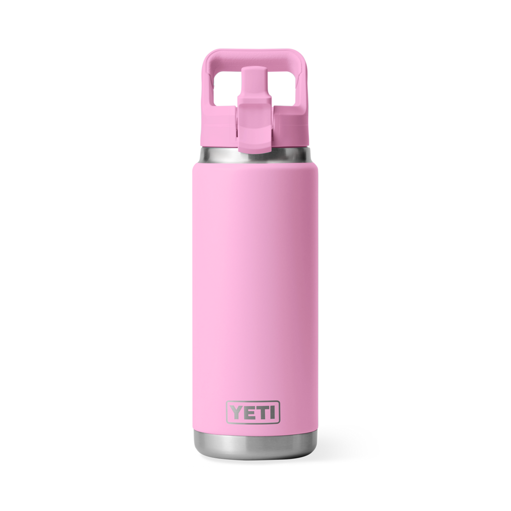 YETI Rambler 26 oz (769 ml) Flasche mit Trinkhalm-Deckel (Straw Bottle)