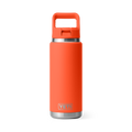 YETI Rambler 26 oz (769 ml) Flasche mit Trinkhalm-Deckel (Straw Bottle)