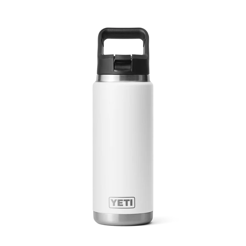 YETI Rambler 26 oz (769 ml) Flasche mit Trinkhalm-Deckel (Straw Bottle)