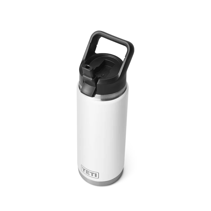 YETI Rambler 26 oz (769 ml) Flasche mit Trinkhalm-Deckel (Straw Bottle)