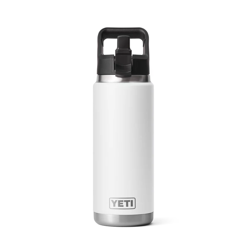 YETI Rambler 26 oz (769 ml) Flasche mit Trinkhalm-Deckel (Straw Bottle)