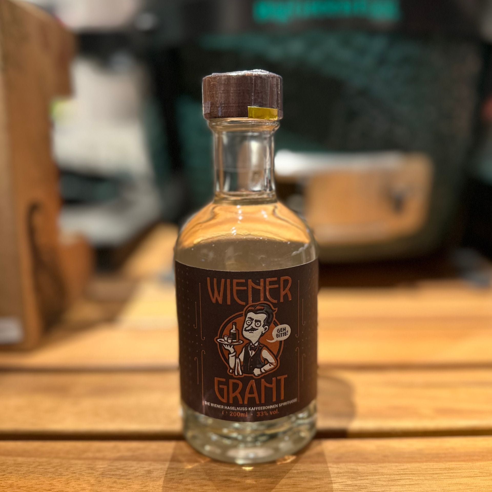 Wiener Grant Haselnuss-Kaffeebohnen-Spirituose 200ml