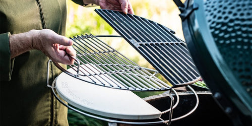 Big Green Egg Halbrunder Gusseisenrost (Half Cast Iron Grid)