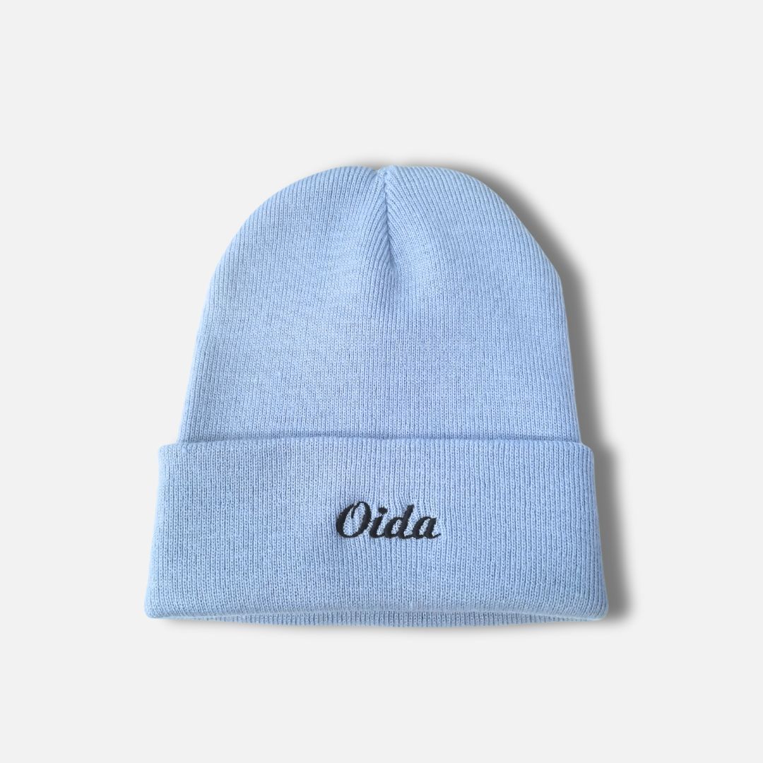 Wiener Häferl "Oida" Haube hellblau