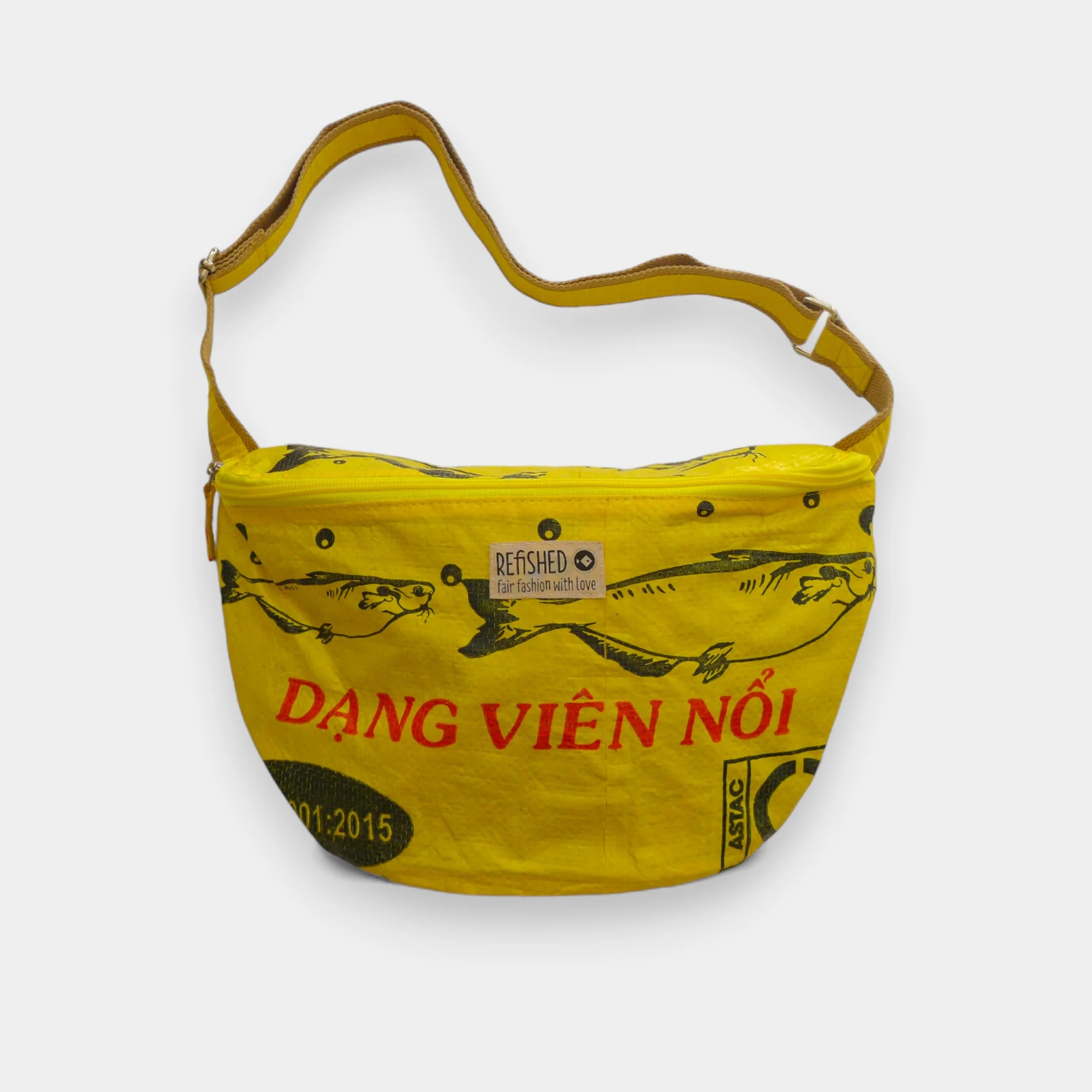 REFISHED BUM BAG XL Bauchtasche Gelb-Dollar