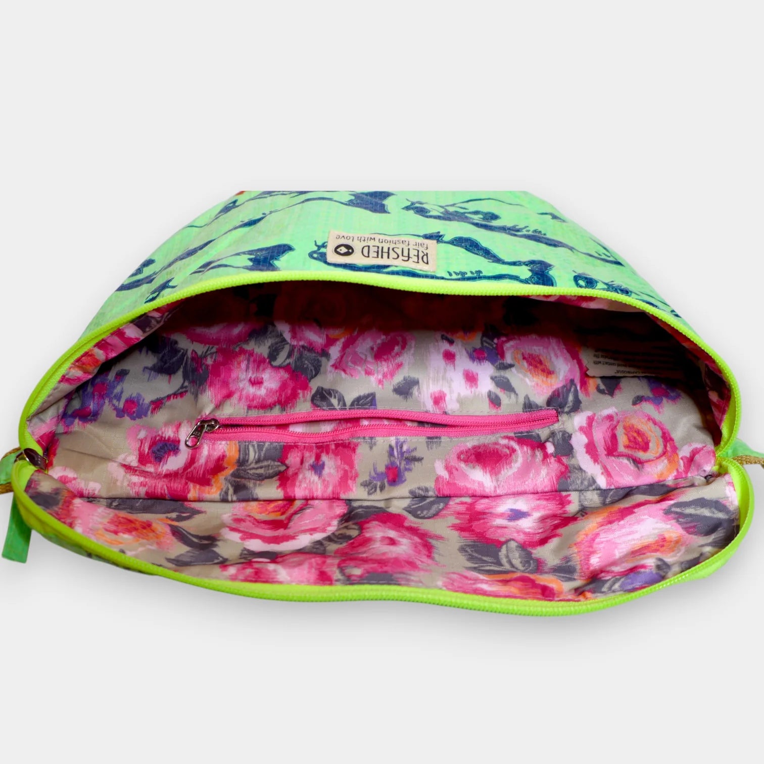 REFISHED BUM BAG XL Bauchtasche Hellgrün