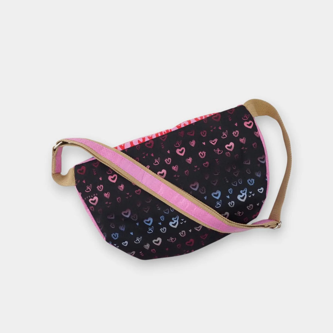 REFISHED BUM BAG XL Bauchtasche Rosa-Blau