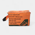 REFISHED WASH ME Necessaire Orange-Schwarz