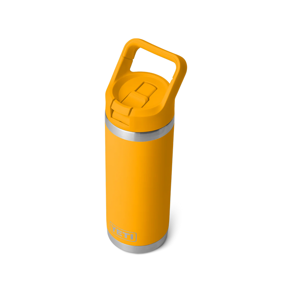 YETI Rambler 18 oz (532 ml) Flasche mit Trinkhalm-Deckel (Straw Bottle)