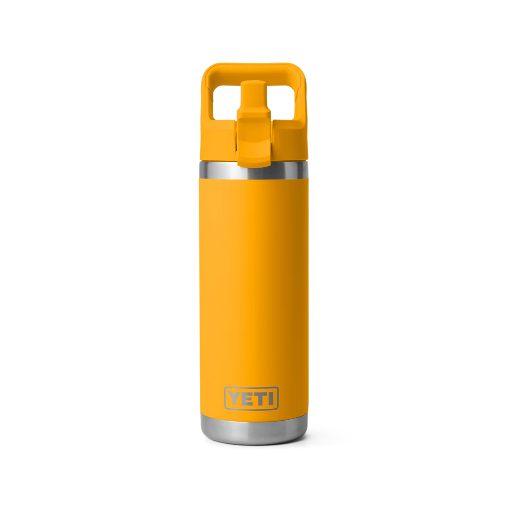 YETI Rambler 18 oz (532 ml) Flasche mit Trinkhalm-Deckel (Straw Bottle)
