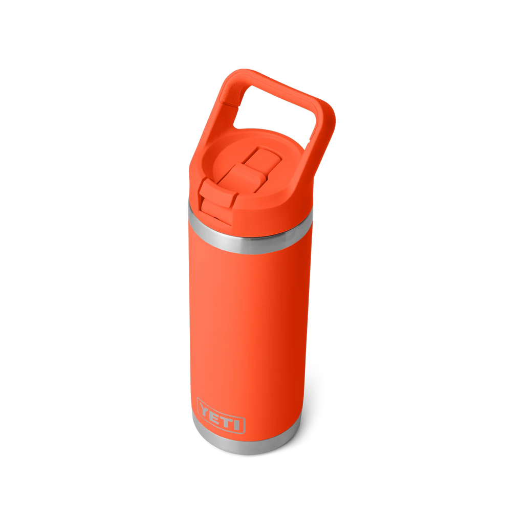 YETI Rambler 18 oz (532 ml) Flasche mit Trinkhalm-Deckel (Straw Bottle)