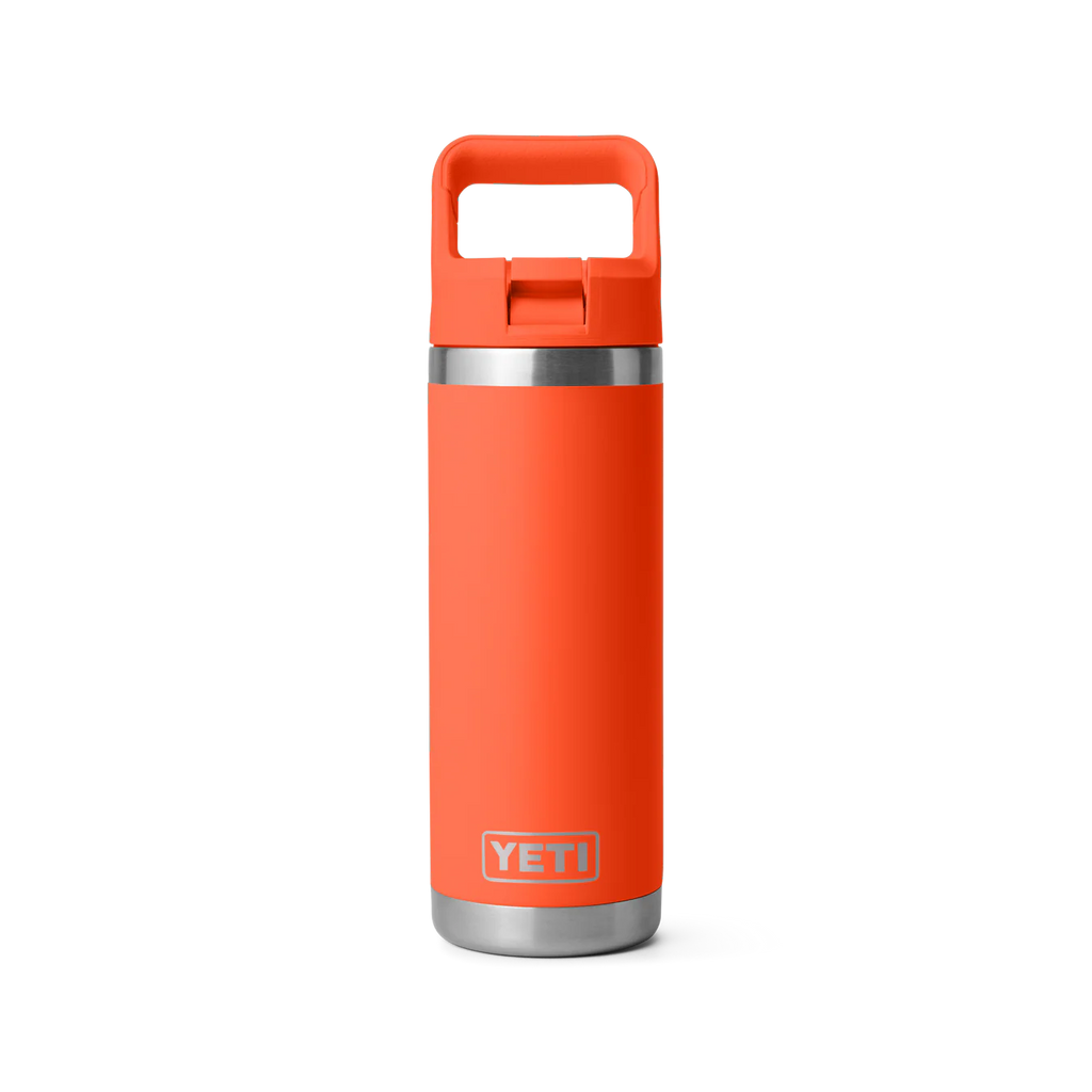 YETI Rambler 18 oz (532 ml) Flasche mit Trinkhalm-Deckel (Straw Bottle)