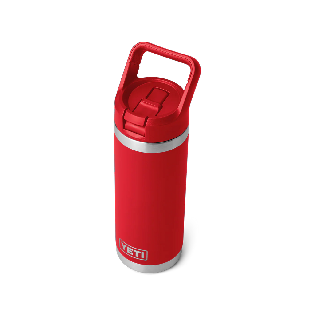 YETI Rambler 18 oz (532 ml) Flasche mit Trinkhalm-Deckel (Straw Bottle)