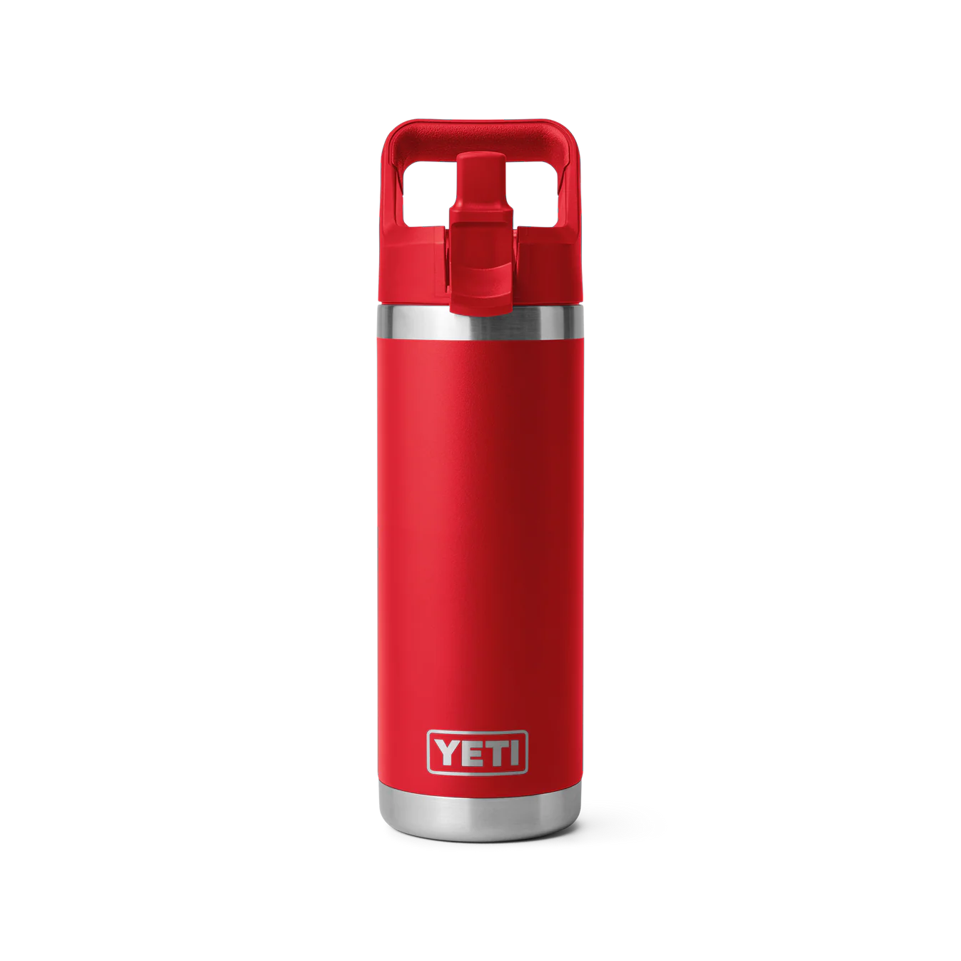 YETI Rambler 18 oz (532 ml) Flasche mit Trinkhalm-Deckel (Straw Bottle)
