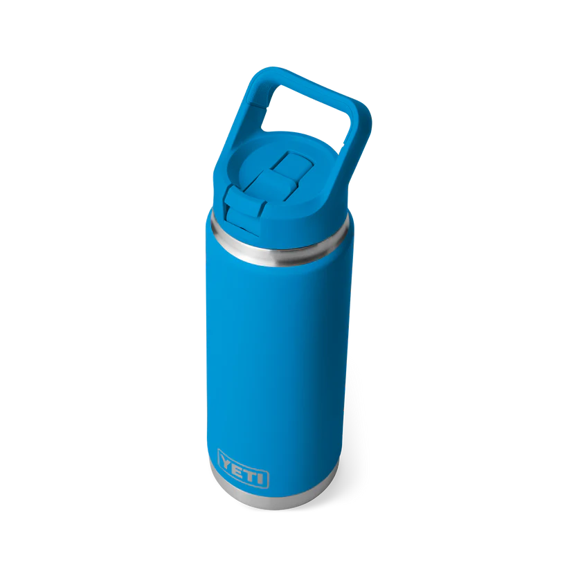 YETI Rambler 26 oz (769 ml) Flasche mit Trinkhalm-Deckel (Straw Bottle)