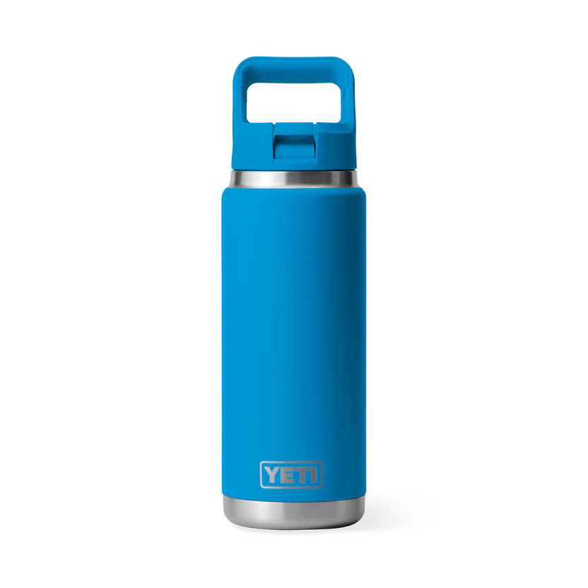 YETI Rambler 26 oz (769 ml) Flasche mit Trinkhalm-Deckel (Straw Bottle)