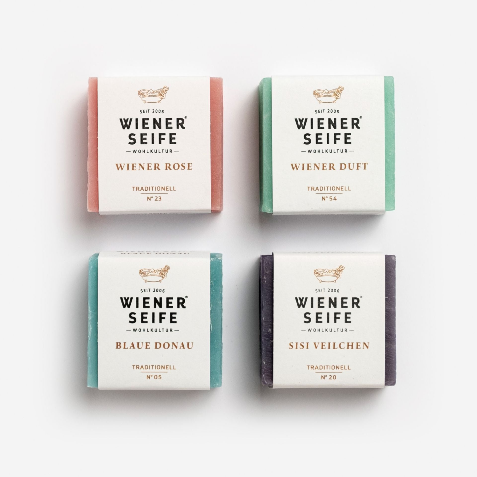 Wiener Seife Schmankerl Quartett Seifen No°05 / 20 / 23 / 54