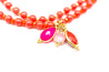 Armband Mala Twin Red Nights